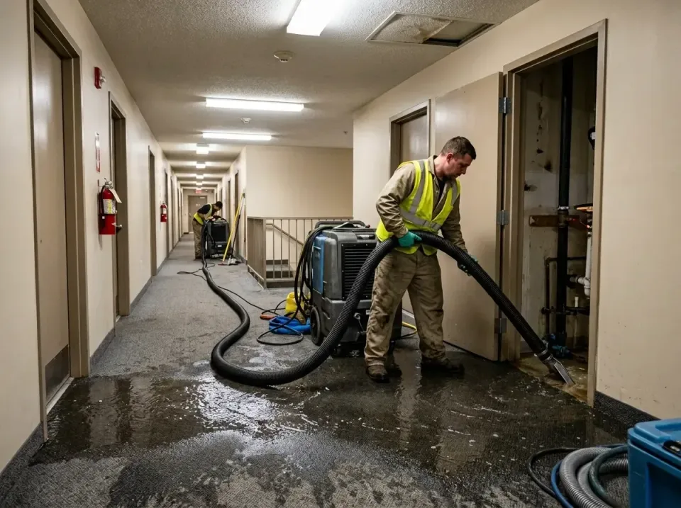 multi-unit-apartment-hallway-f-005 — frequently asked questions, Emergency Burst Pipe Water Extraction & Removal in Tolleson…